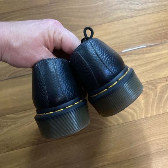 Dr. Martens 1461 Iridescent Hardware Black Milled Napa Leather Oxfords Women 7 - Picture 9 of 16